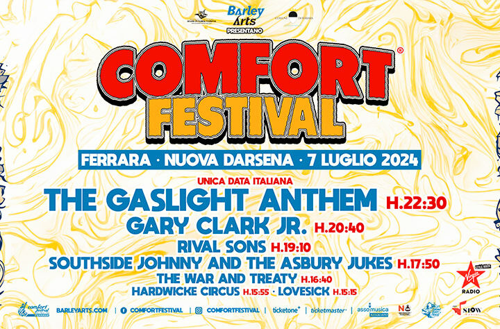Comfort Festival 2024 il 7 luglio a Ferrara